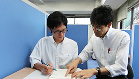1対1の担任制個別指導だから